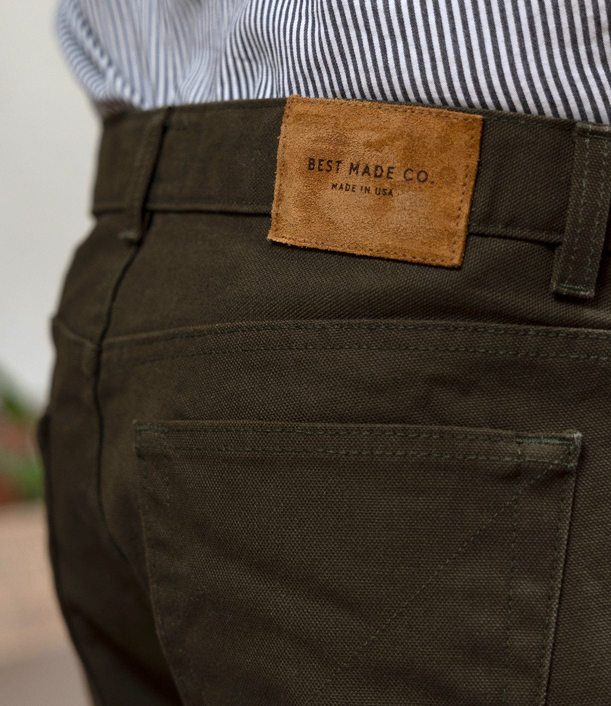 Standard 5-Pocket Pant Deep Olive Apparel Best Made Co