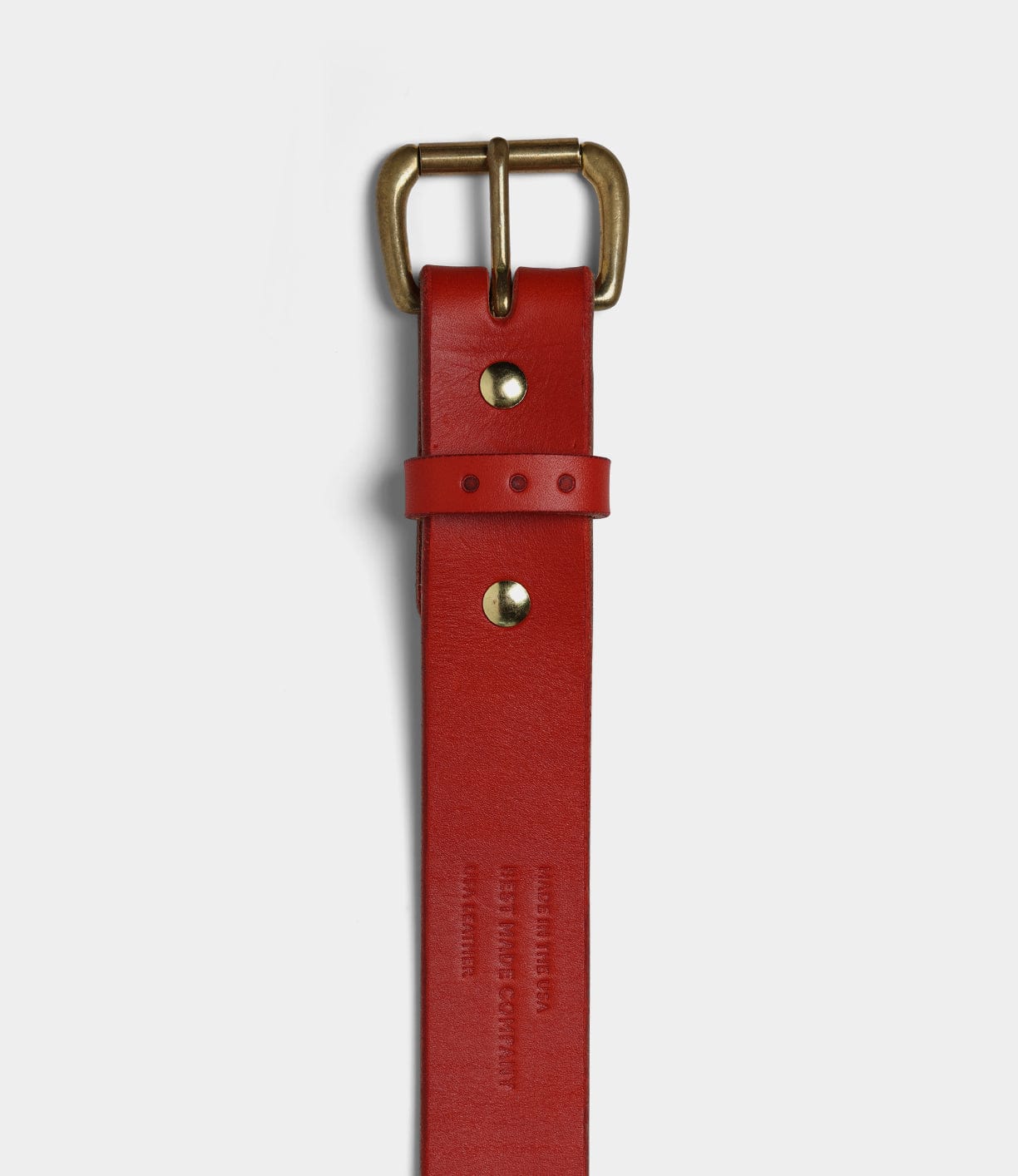 Famous Red Belt Accessories Best Made Co
