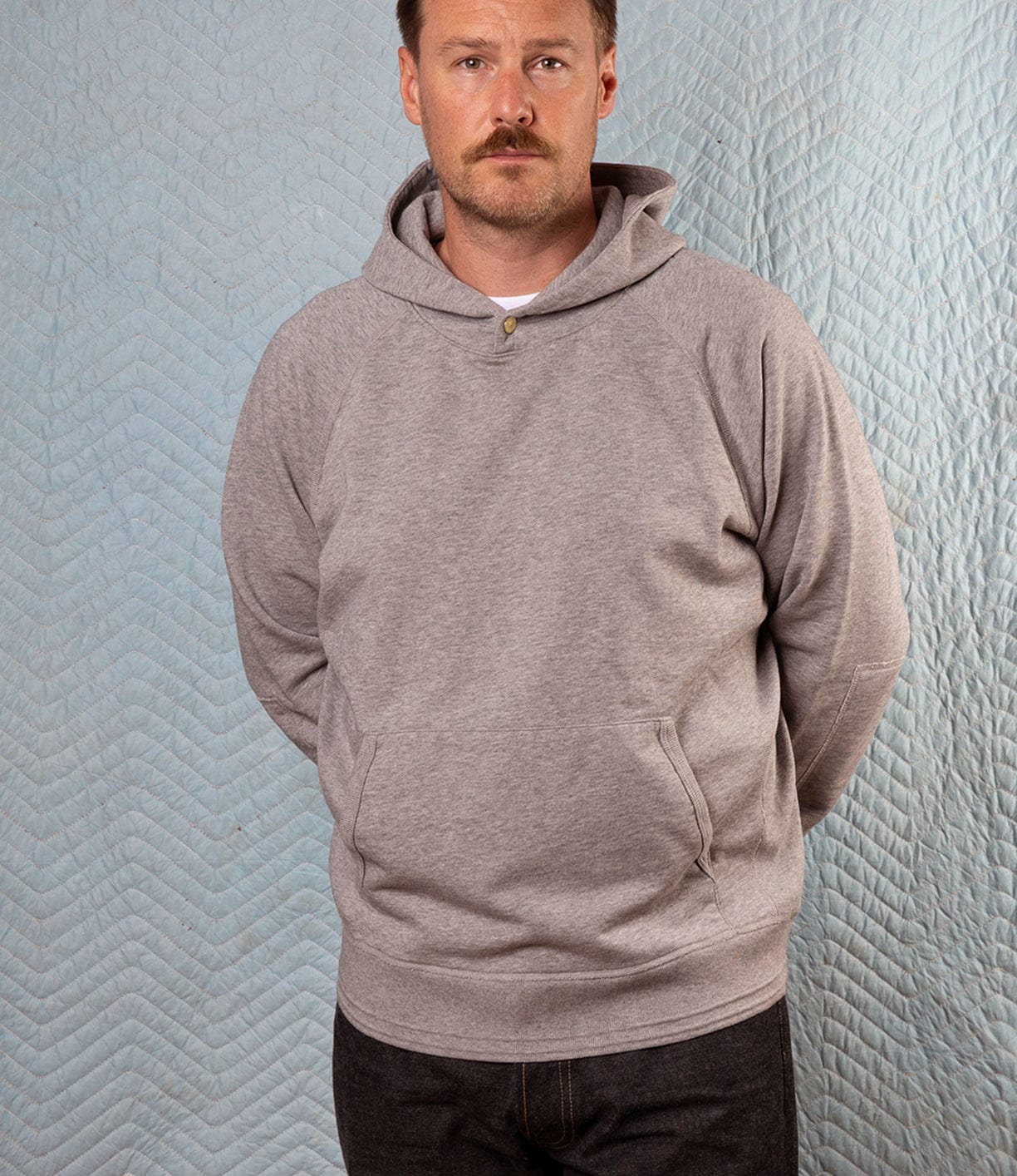 SRS Hooded Heather Gray Apparel Best Made Co.
