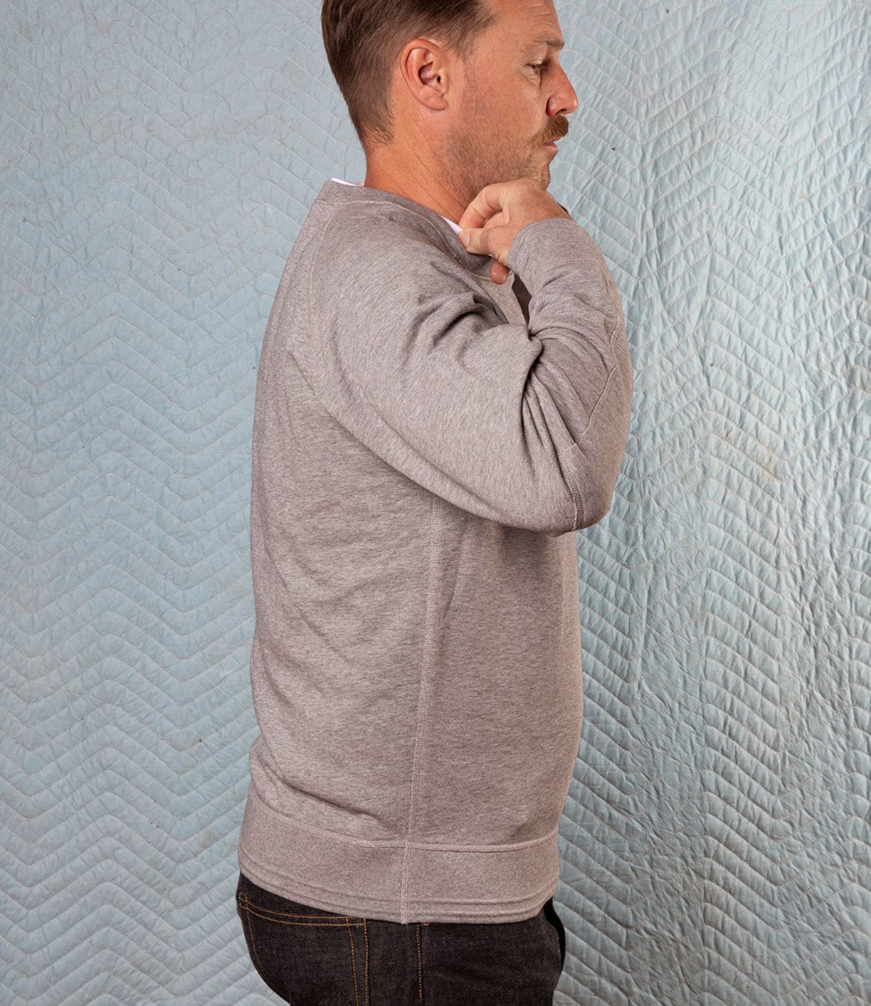 SRS Crewneck Heather Gray Apparel Best Made Co.