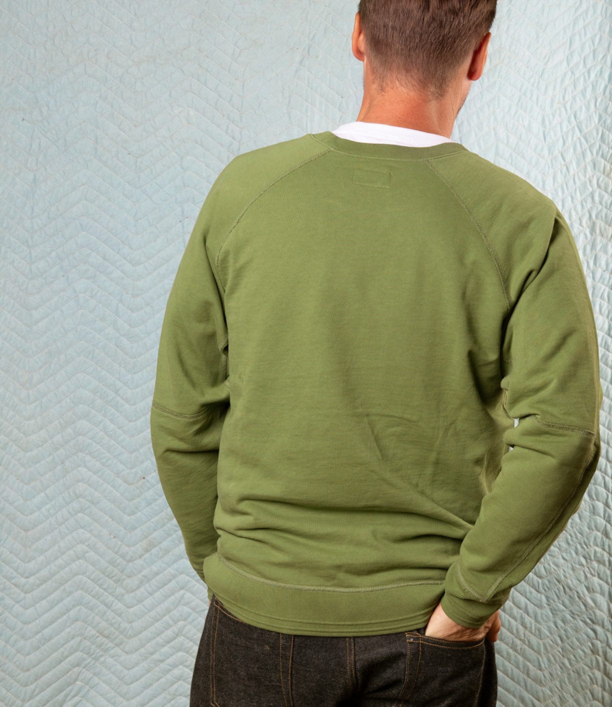 SRS Crewneck Olive Drab Apparel Best Made Co.