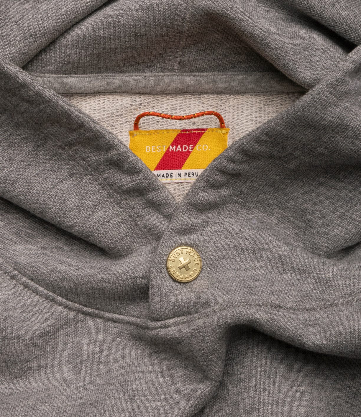 SRS Hooded Heather Gray Apparel Best Made Co.