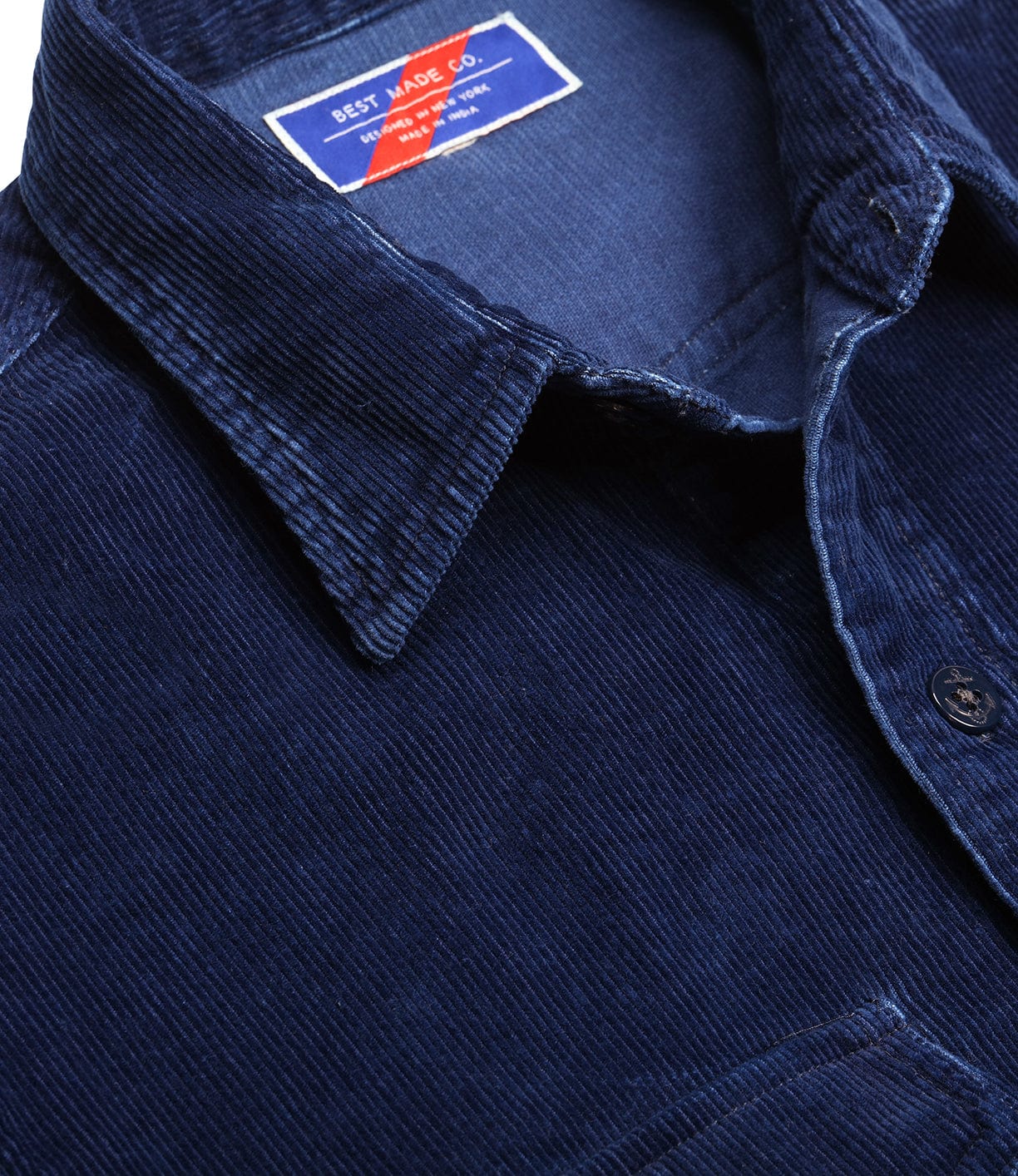Indigo Corduroy CPO Shirt Outerwear Best Made Company Archive