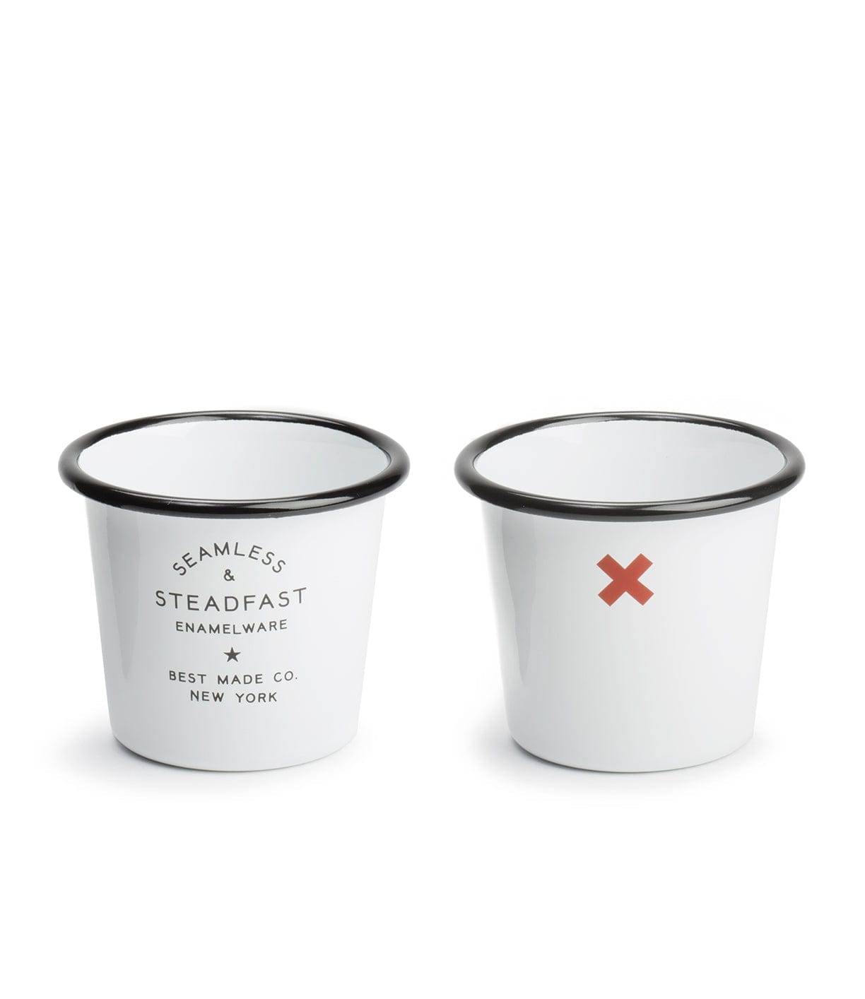 Seamless Steadfast Enamel Steel Tumblers Set of Two Camp Best Made Company Archive