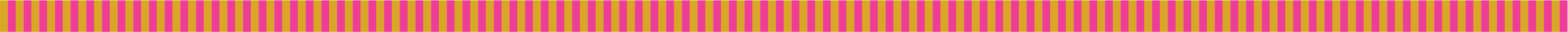 A pattern of evenly spaced vertical pink and white stripes fills the entire image, creating a vibrant striped background.