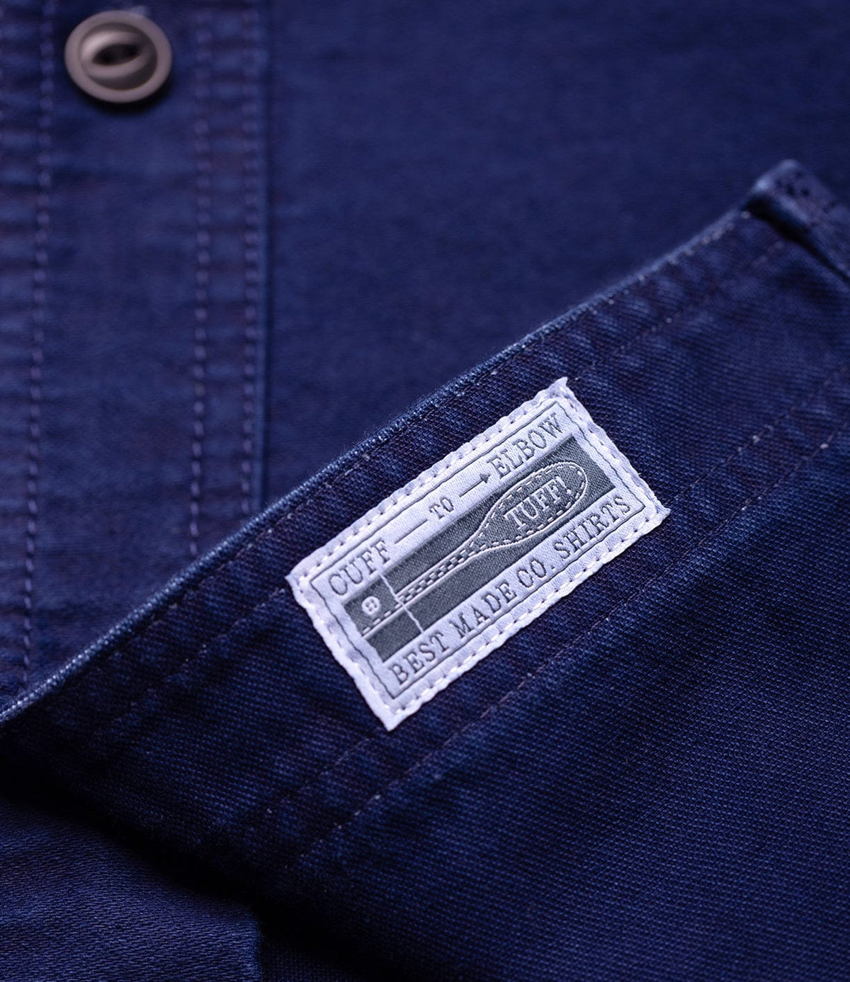 Indigo Moleskin Work Shirt