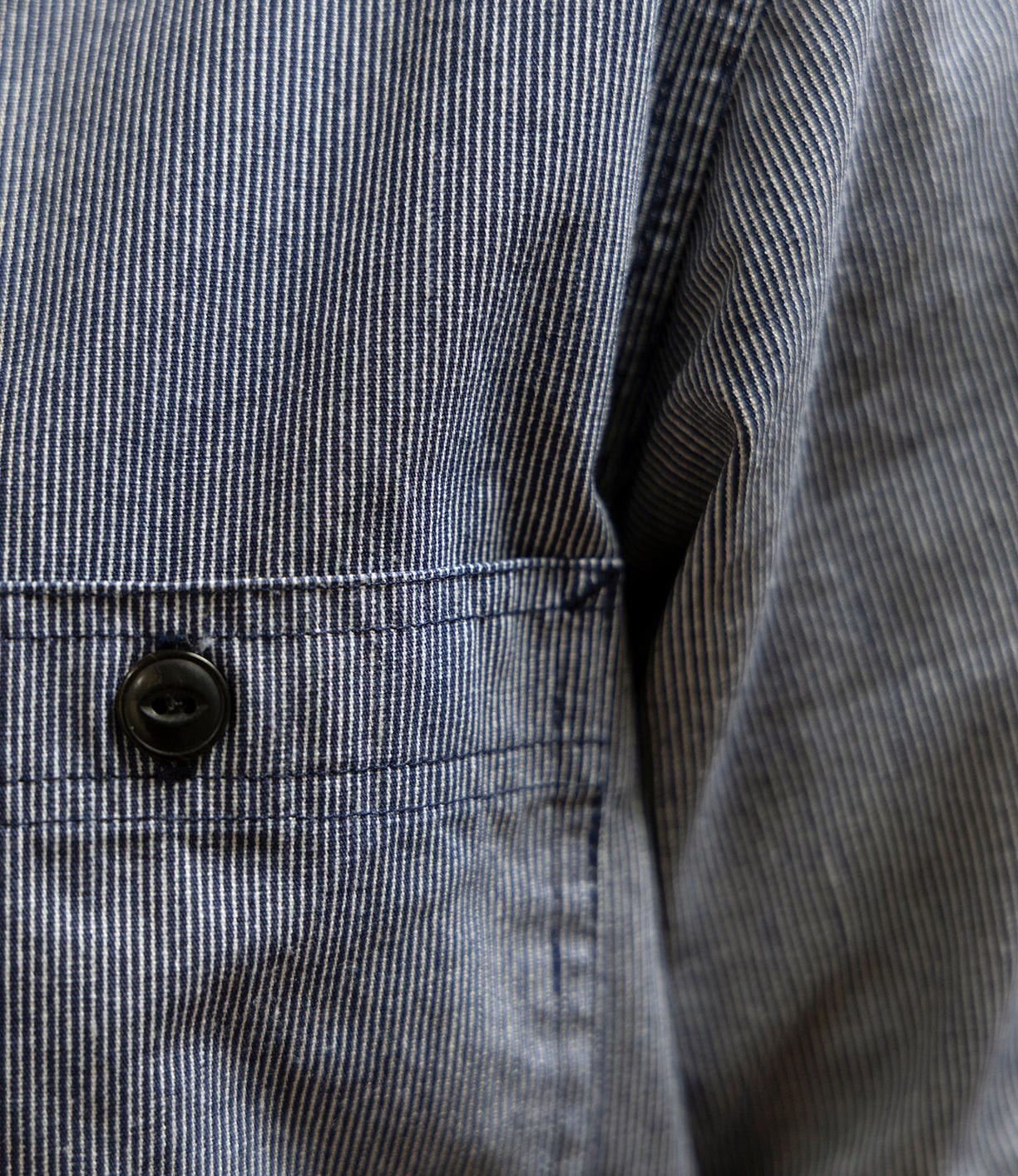 Indigo Stripe Workshirt Tops Best Made Co