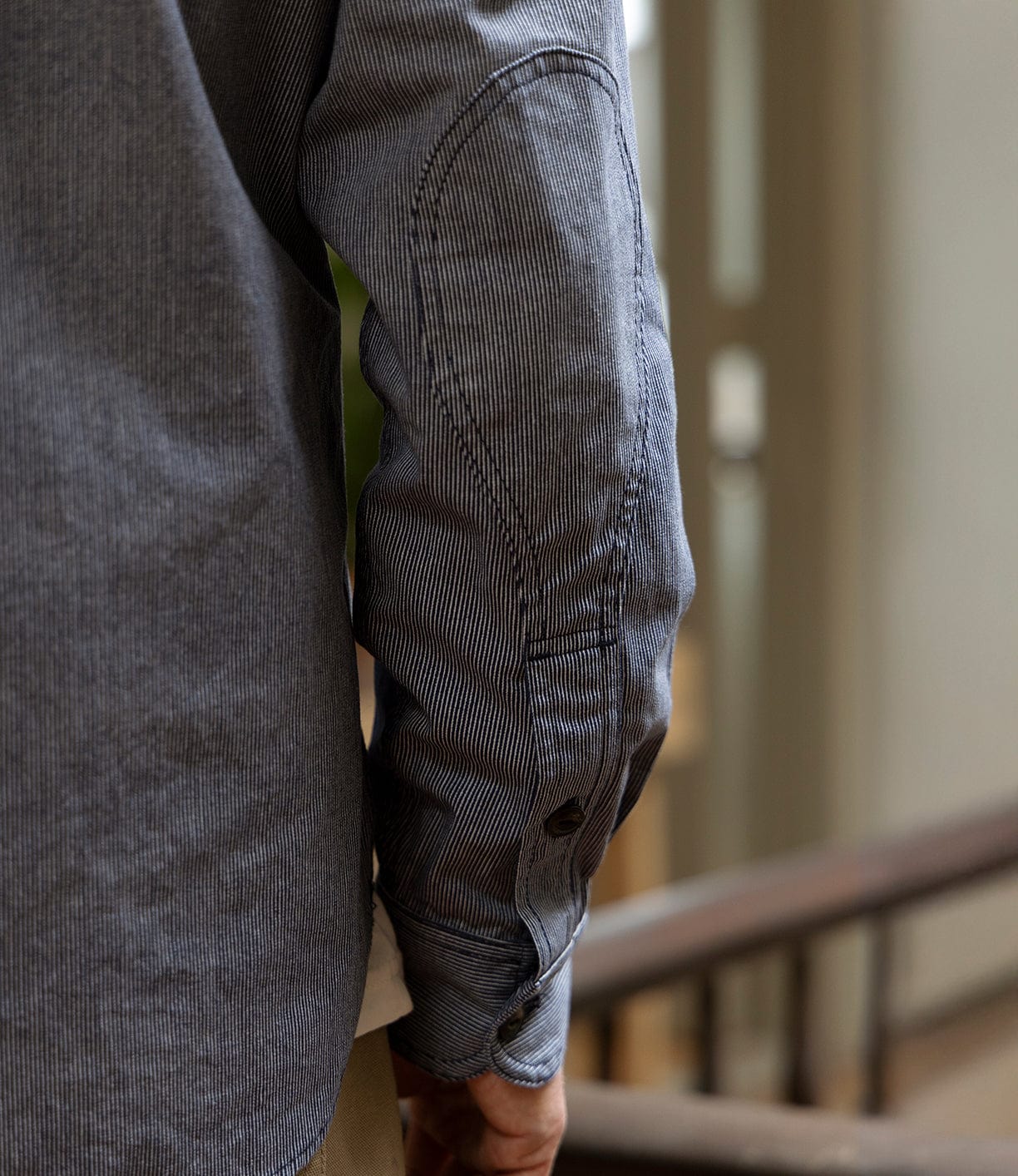 Indigo Stripe Workshirt Tops Best Made Co