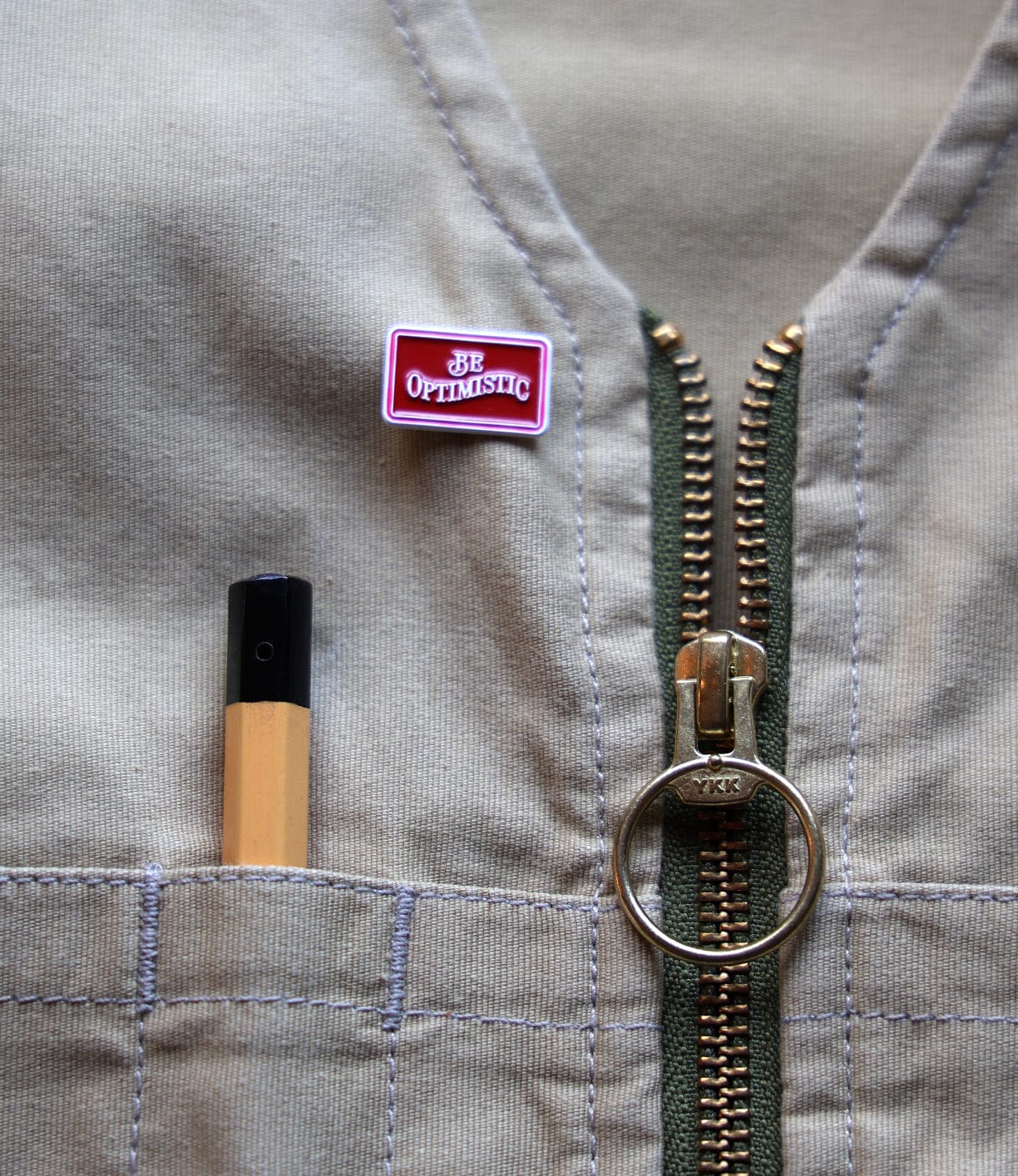 Be Optimistic Pin Souvenirs Best Made Co