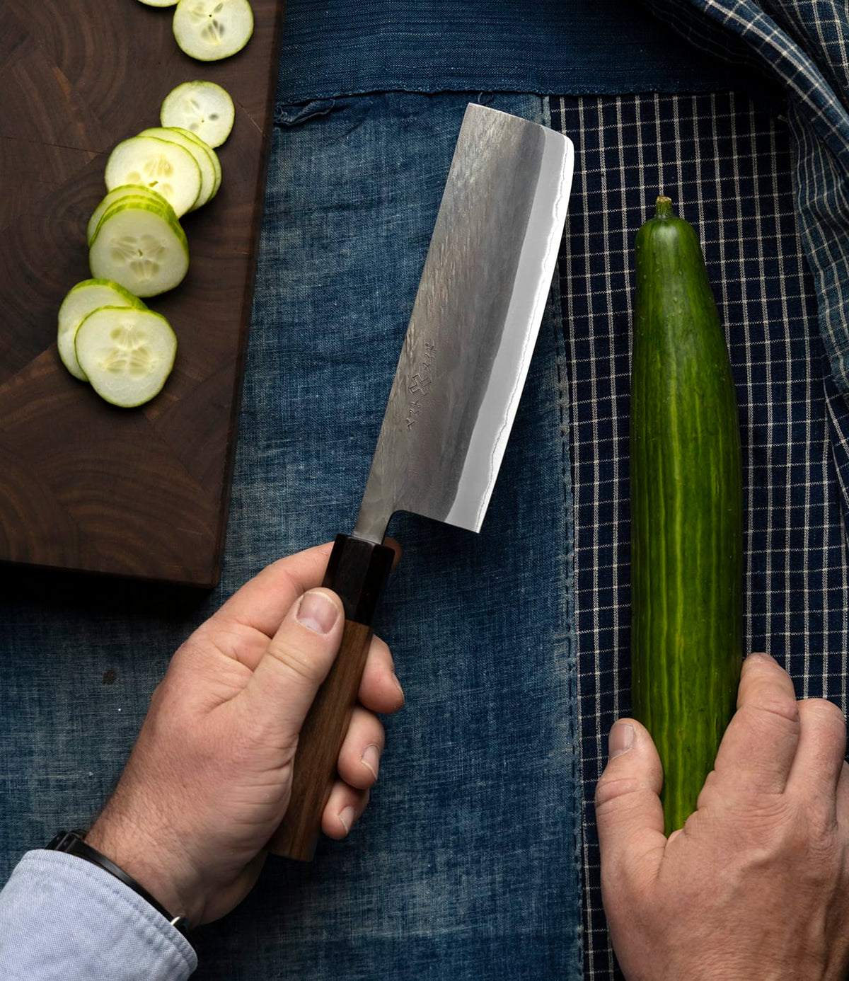 Aogami Nakiri Knife