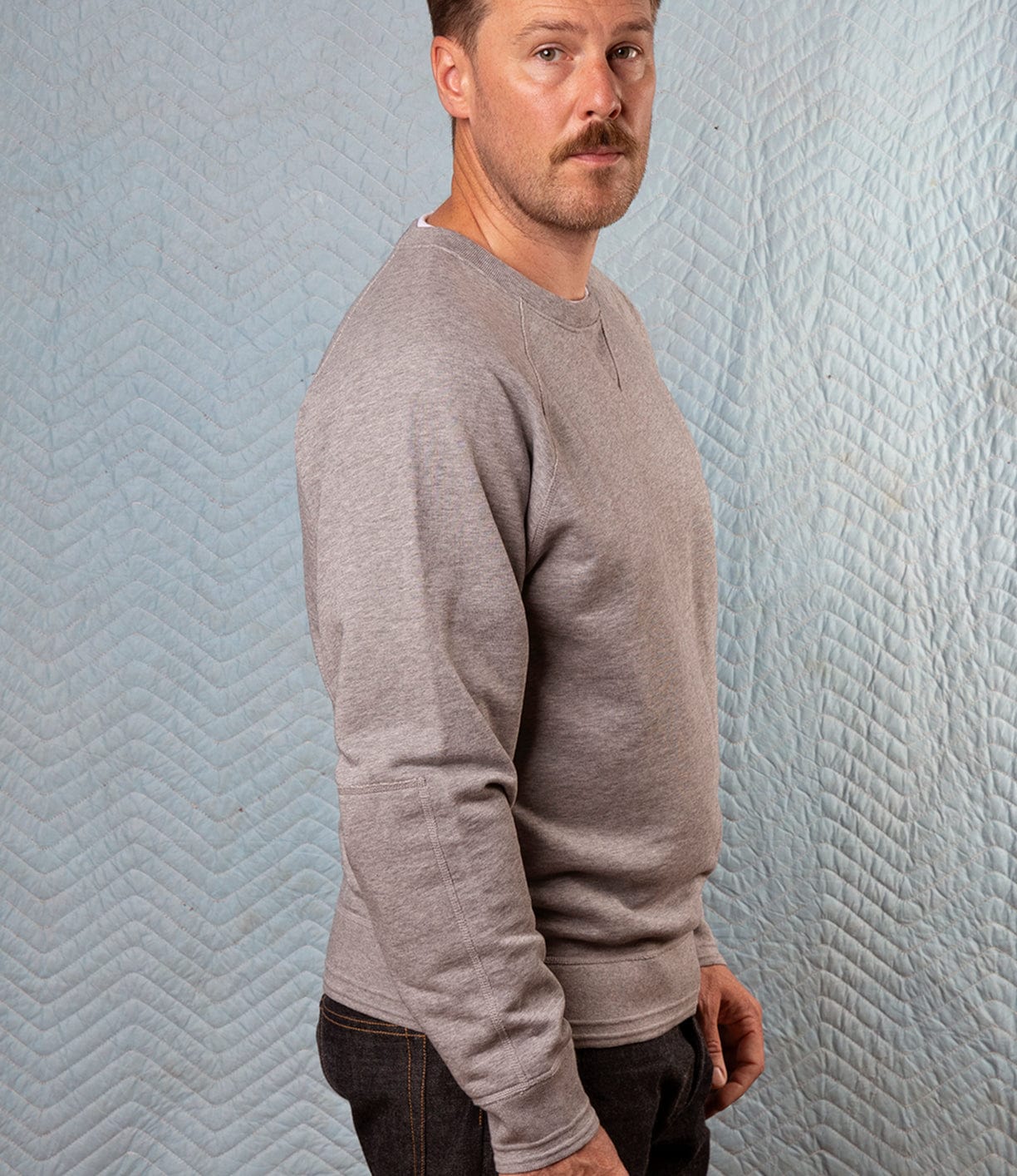 SRS Crewneck Heather Gray Apparel Best Made Co.