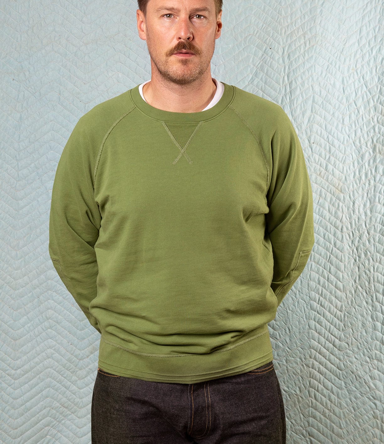 SRS Crewneck Olive Drab Apparel Best Made Co.