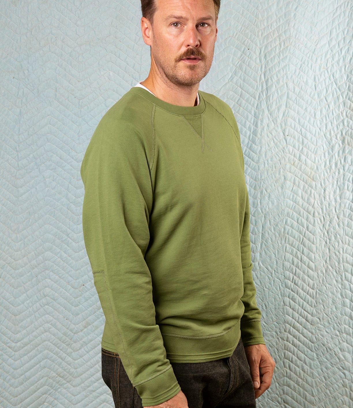 SRS Crewneck Olive Drab Apparel Best Made Co.