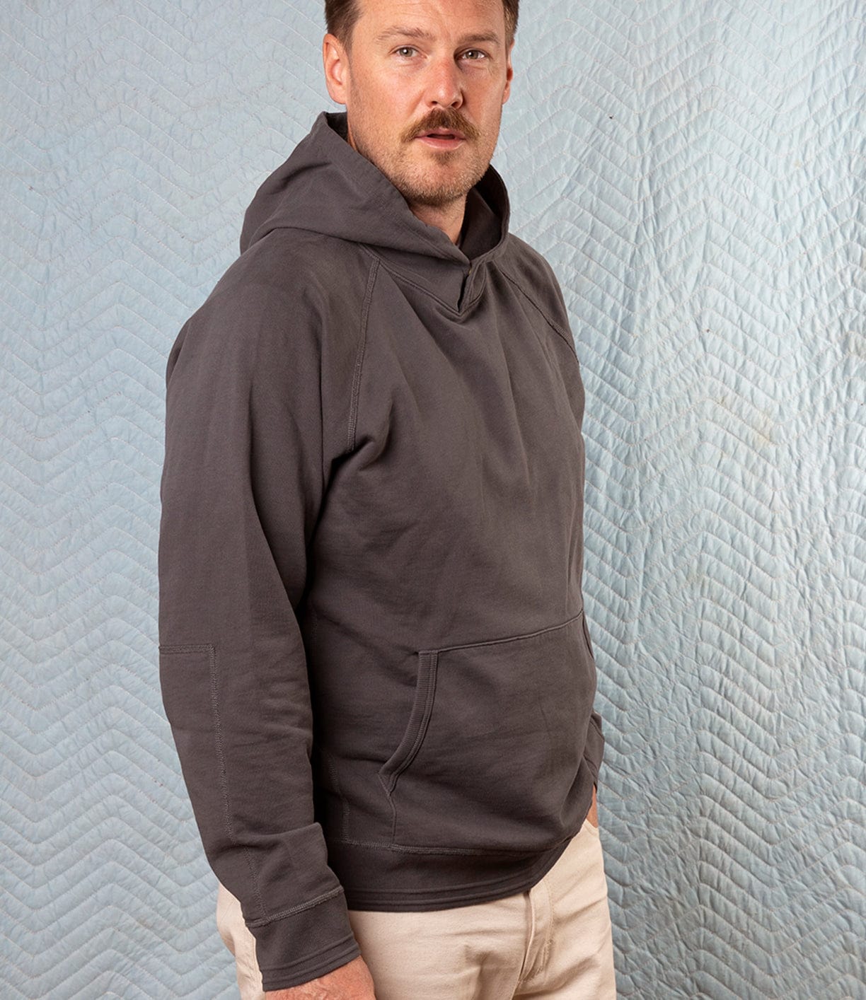 SRS Hooded Faded Black Apparel Best Made Co.