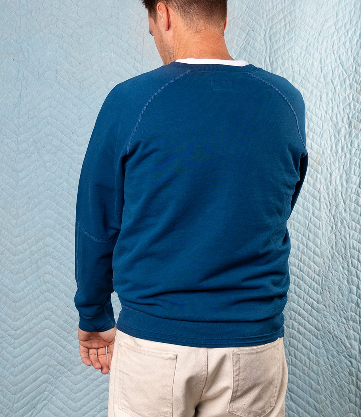 SRS Crewneck Signal Blue Apparel Best Made Co.