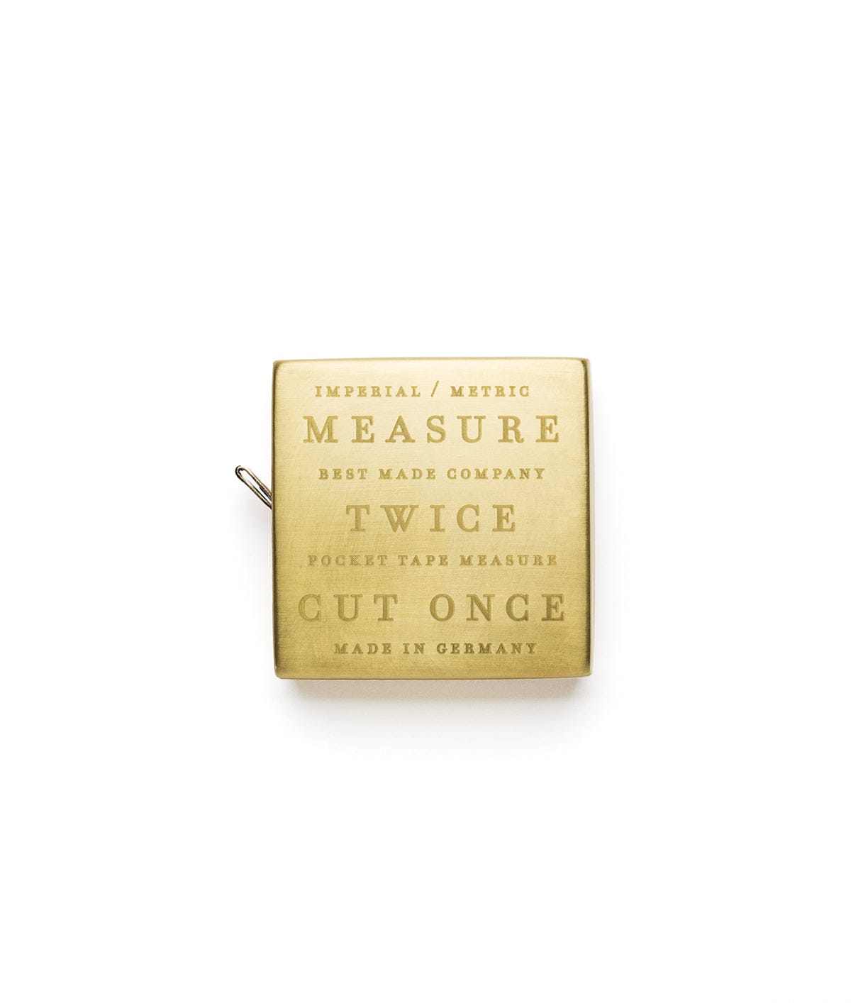 Brass Pocket Measuring Tape Workshop Best Made Company Archive