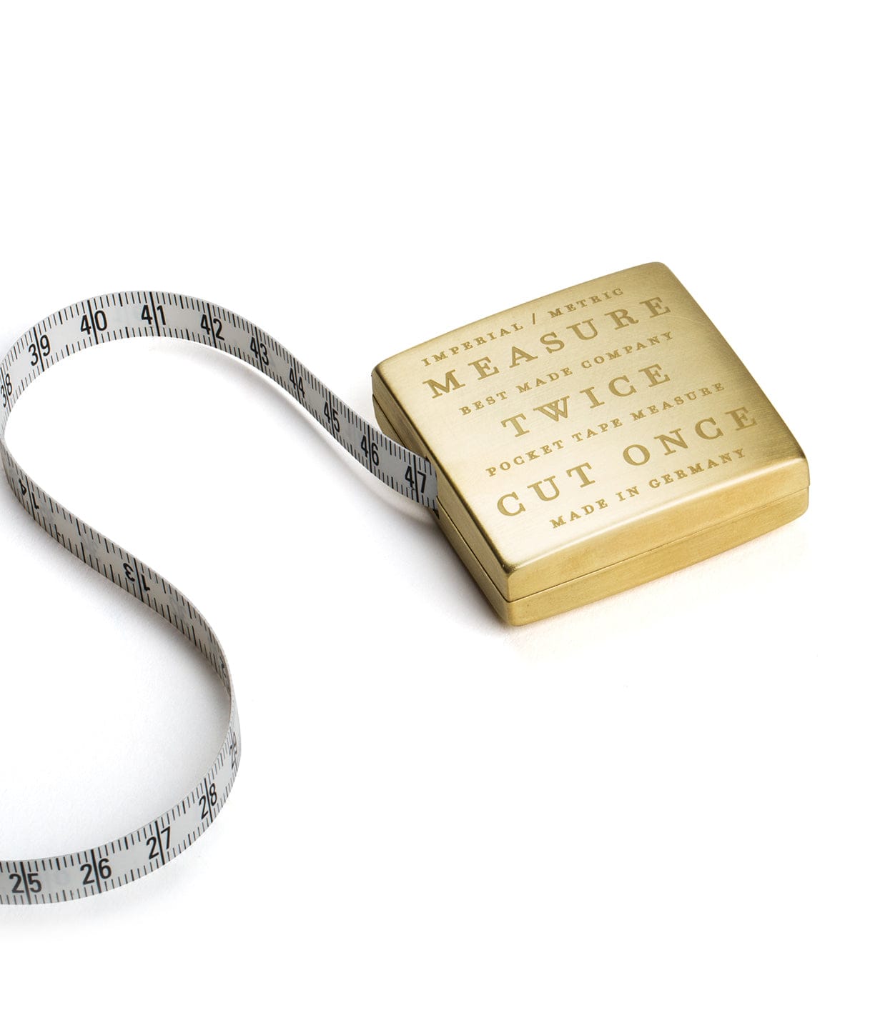 Brass Pocket Measuring Tape Workshop Best Made Company Archive