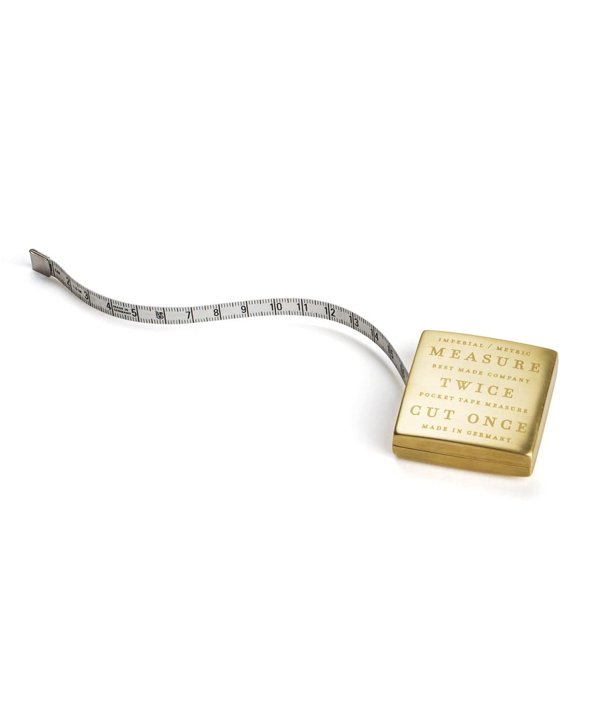 Brass Pocket Measuring Tape Workshop Best Made Company Archive