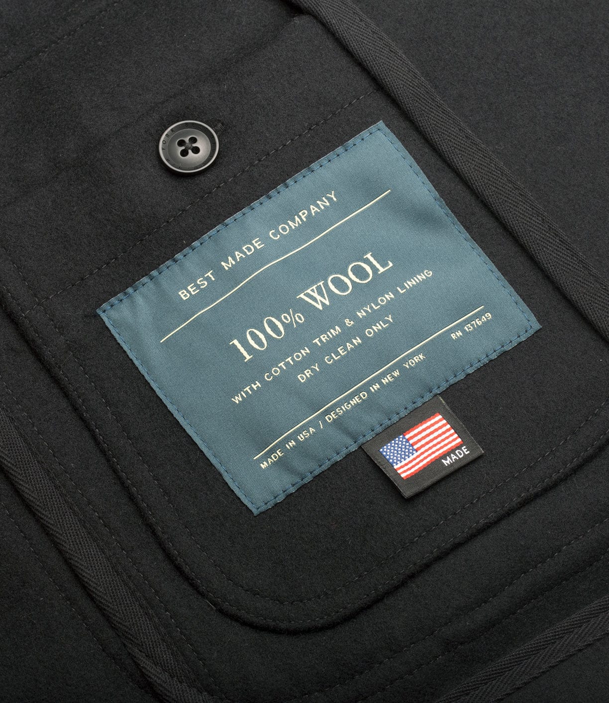 Melton Wool Field Coat Outerwear Best Made Company Archive