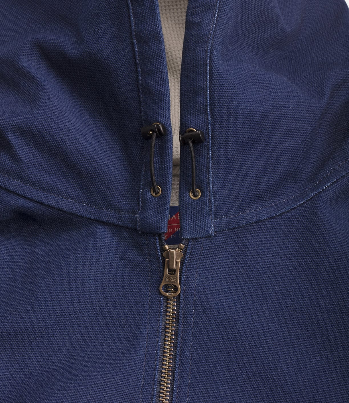 Solid Indigo Reinforced Thermal Jacket Outerwear Best Made Company Archive