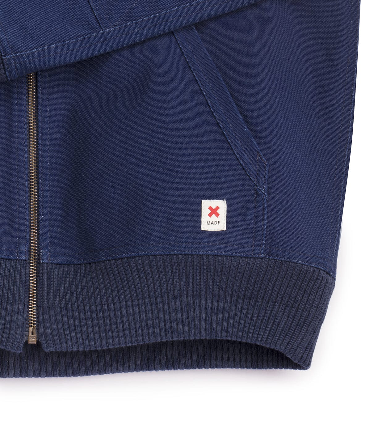 Solid Indigo Reinforced Thermal Jacket Outerwear Best Made Company Archive